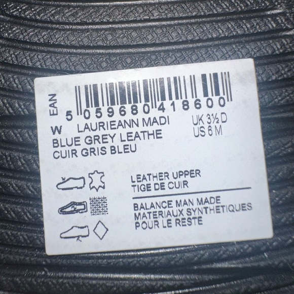 Clarks Collection Laurieann Madi Blue Grey Floral Comfort Sandal Size 6 - Picture 6 of 6